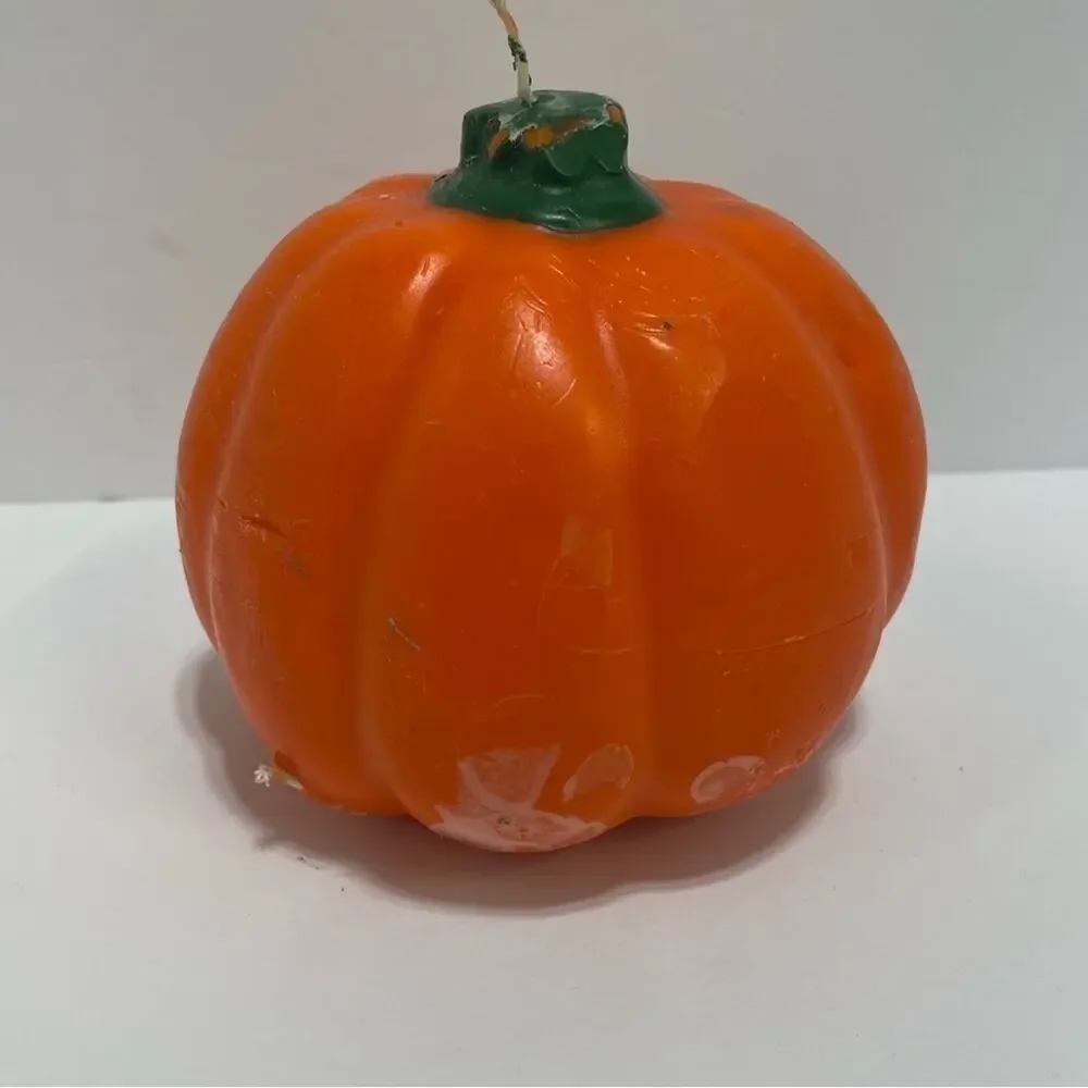 Pumpkin Candle jack-o’-lantern Halloween orange
